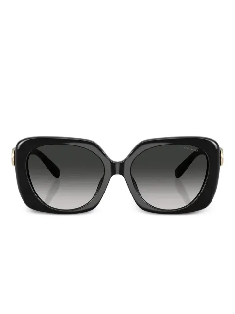 Coach logo-plaque square sunglasses