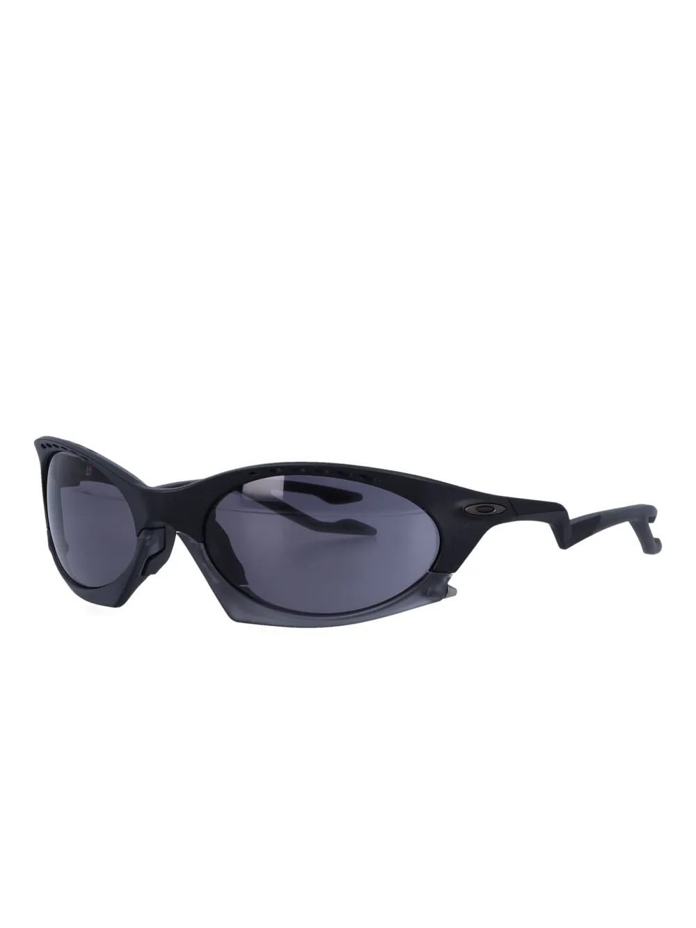 Oakley oval-frame sunglasses - Zwart