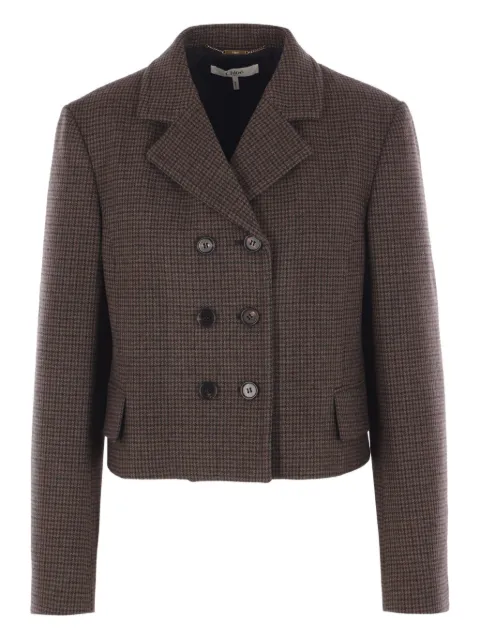 Chloé houndstooth double-breasted jacket