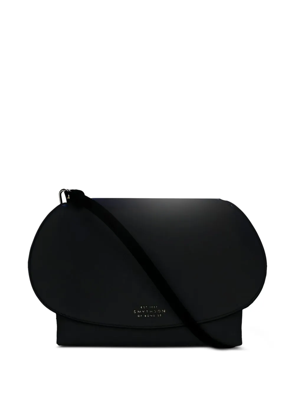 Pillow embossed-logo flap crossbody bag
