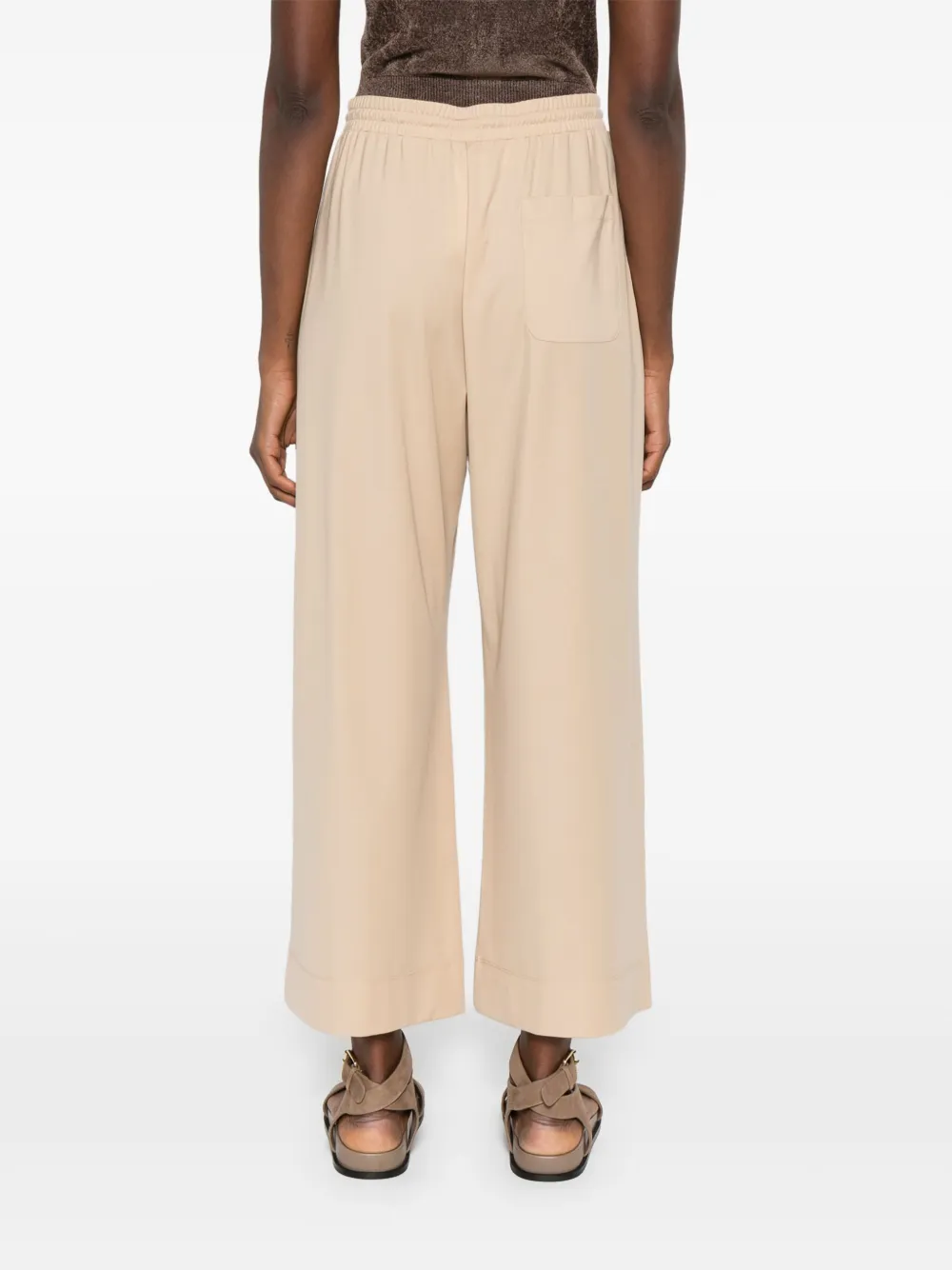 Weekend Max Mara Broek met trekkoord Beige