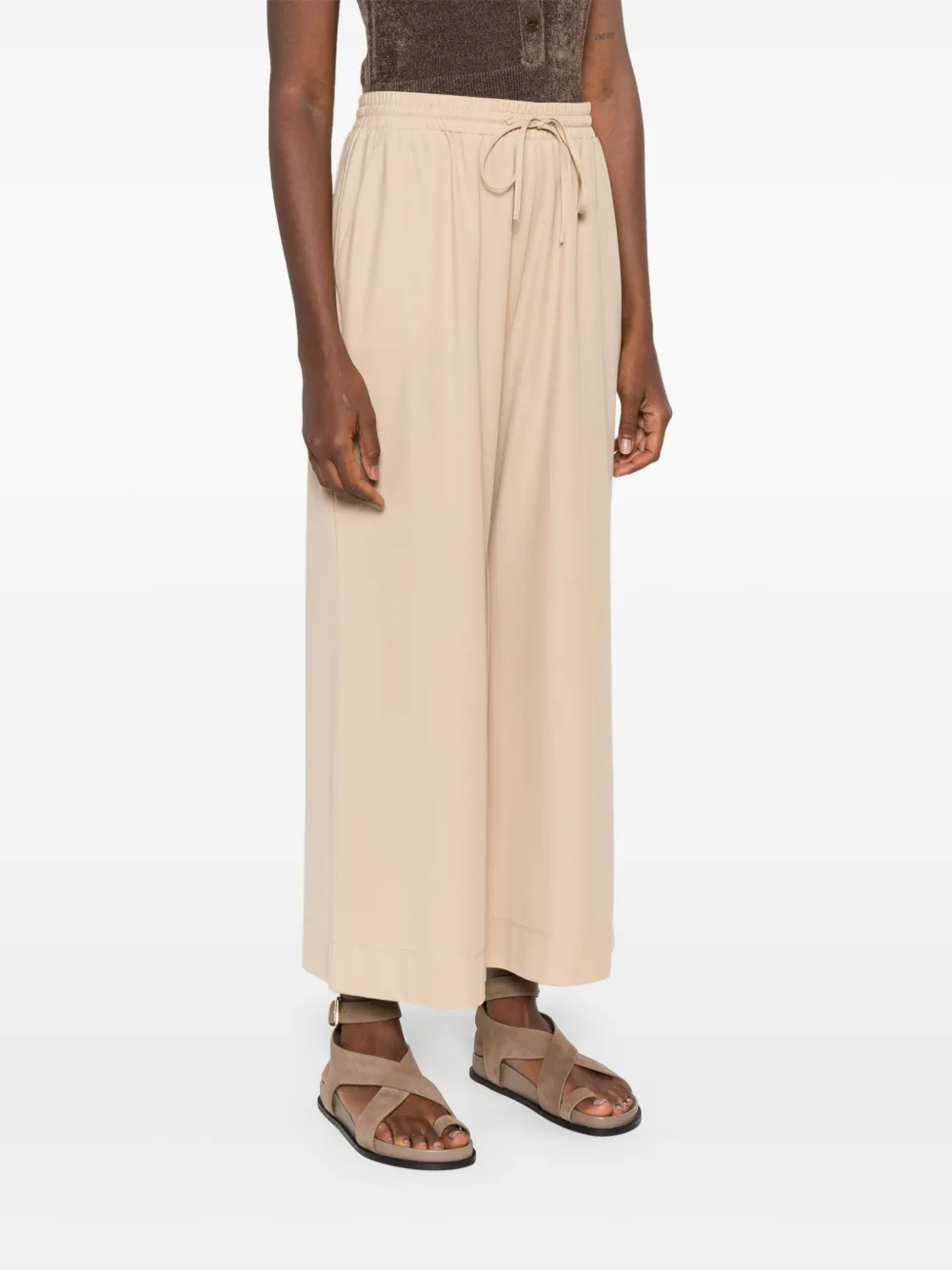 Weekend Max Mara Broek met trekkoord Beige