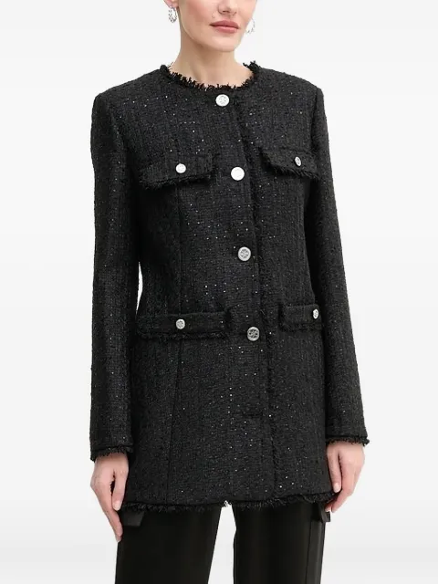 GUESS USA sequin-embellished tweed jacket