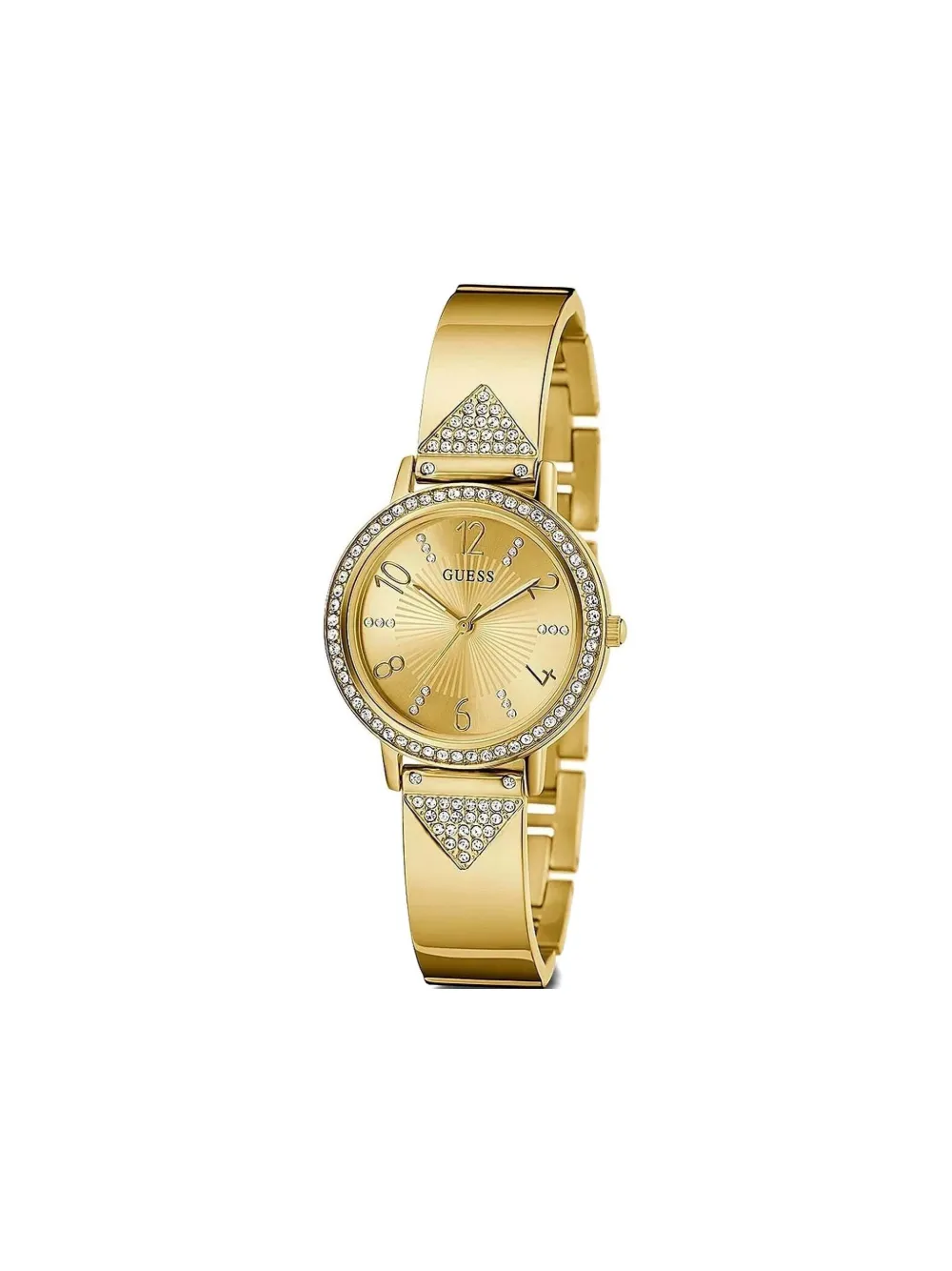 GUESS USA Tri Luxe 32mm - ゴールドトーン GUESS USA Tri Luxe 32mm - ゴールドトーン