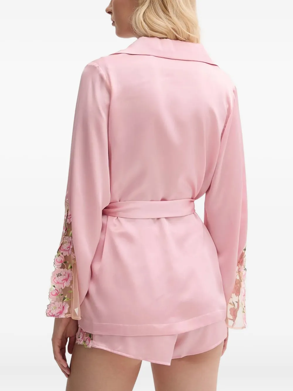 GUESS USA Loredana floral-embroidered set Roze