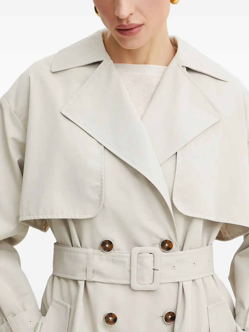 GUESS USA Trenchcoat met ceintuur Beige