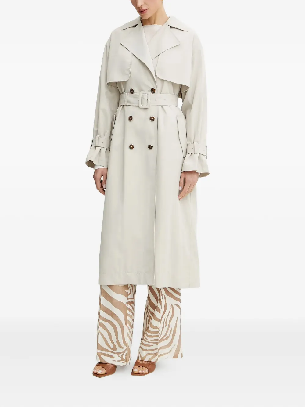GUESS USA belted double-breasted trench coat | Double Breasted & Peacoats | Image 2