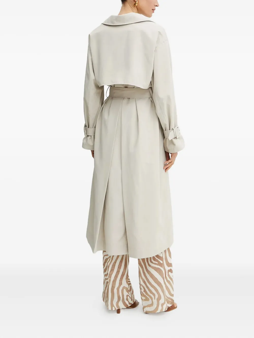 GUESS USA Trenchcoat met ceintuur Beige