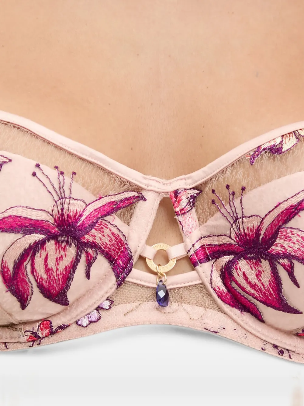 GUESS USA Bh met bloemen Roze