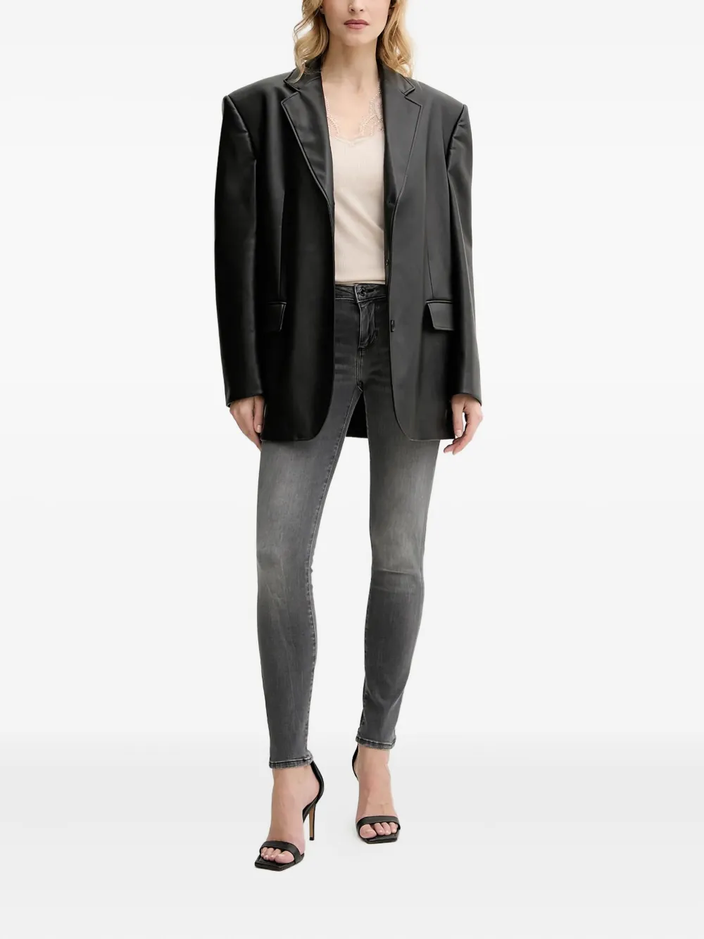 GUESS USA triangle-logo skinny jeans | Skinny Jeans | Image 2