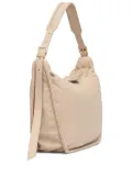 GUESS USA zip-top leather shoulder bag - Neutrals