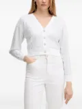 GUESS USA open-knit cardigan - White