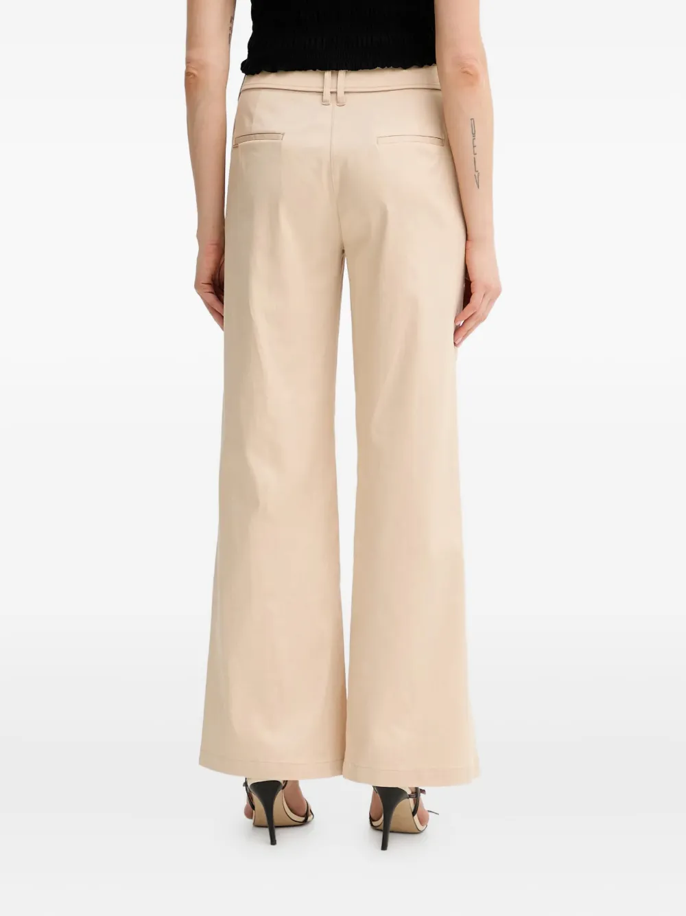 GUESS USA belted trousers Beige