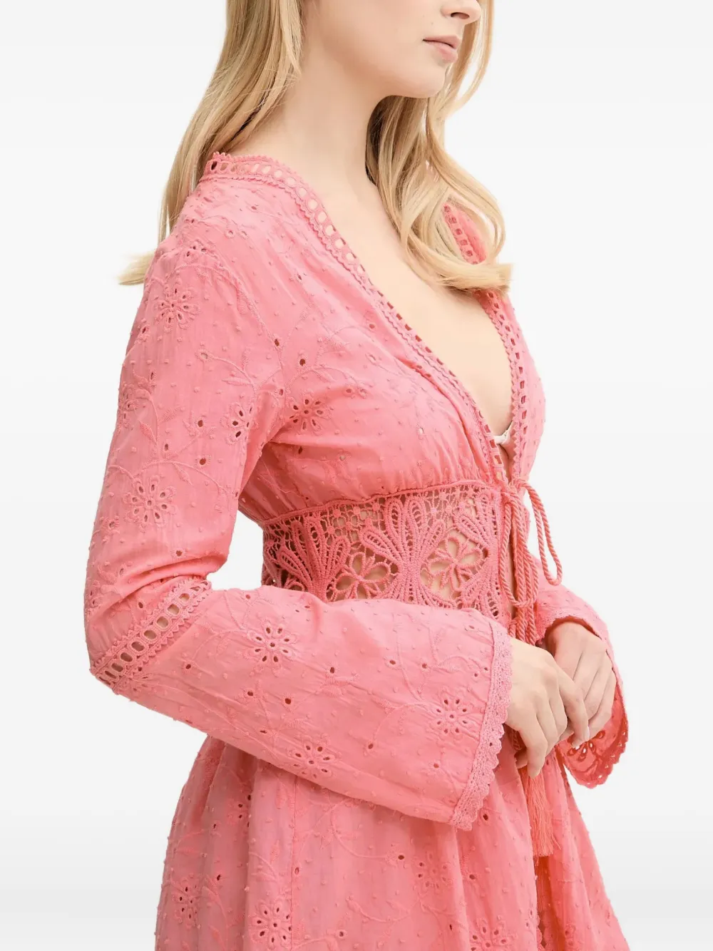 GUESS USA Strandjurk met ringlets F6EK PINK