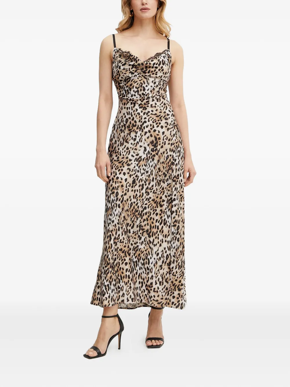 GUESS USA leopard-print maxi dress | Neutrals | Image 1