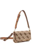 GUESS USA logo shoulder bag - Brown