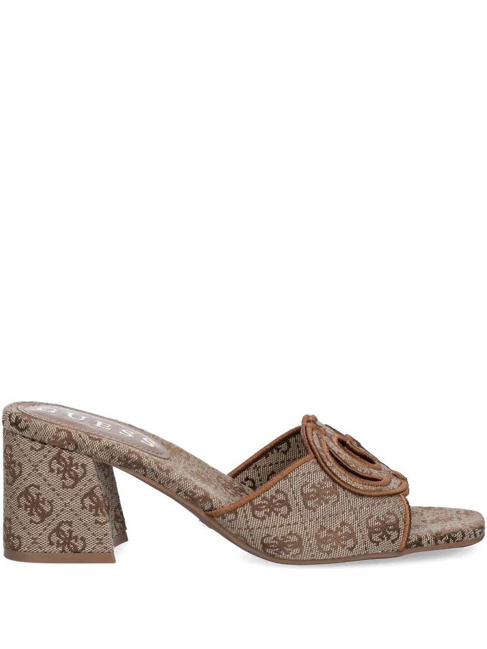 Guess Usa 65mm Gals Logo-pattern Mules