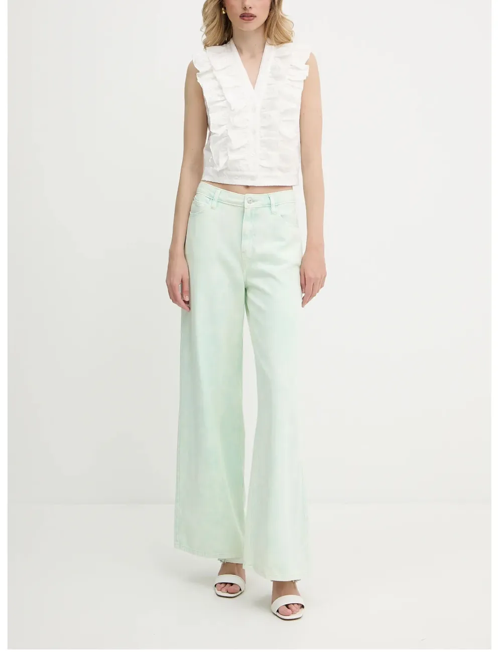 Guess Usa Tie-dye Jeans In Green