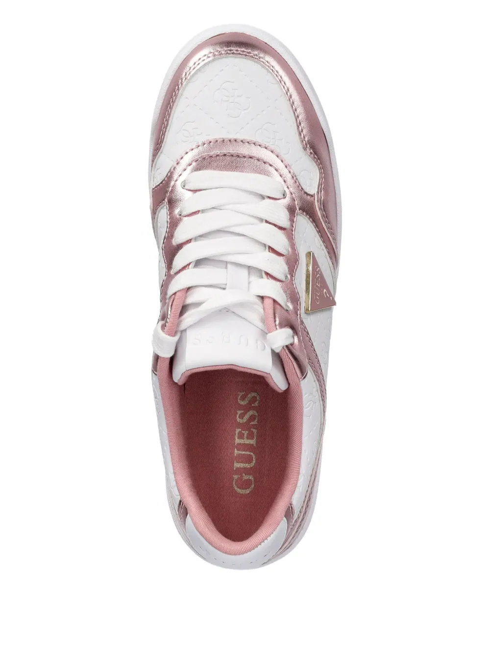 GUESS USA Miriam sneakers met logo-reliëf Roze