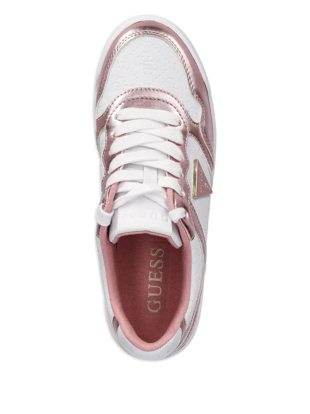 GUESS USA Miriam logo-embossed sneakers Pink