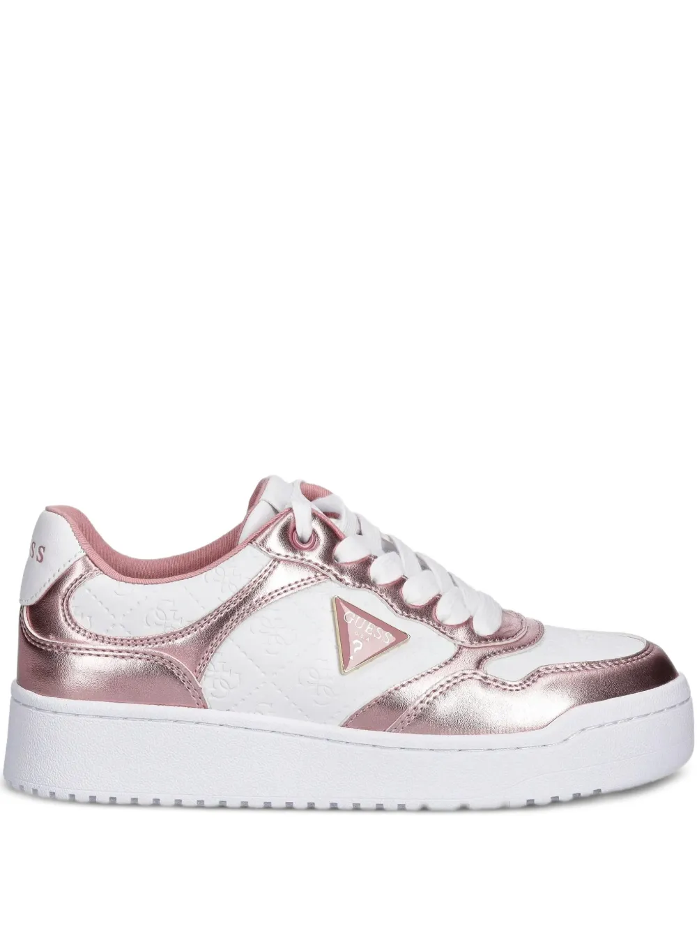 GUESS USA Miriam sneakers met logo-reliëf Roze