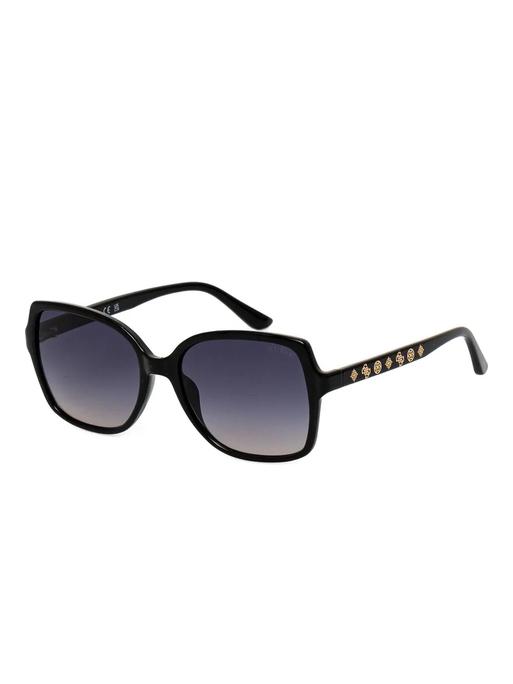 GUESS EYEWEAR Zonnebril met oversized montuur Zwart