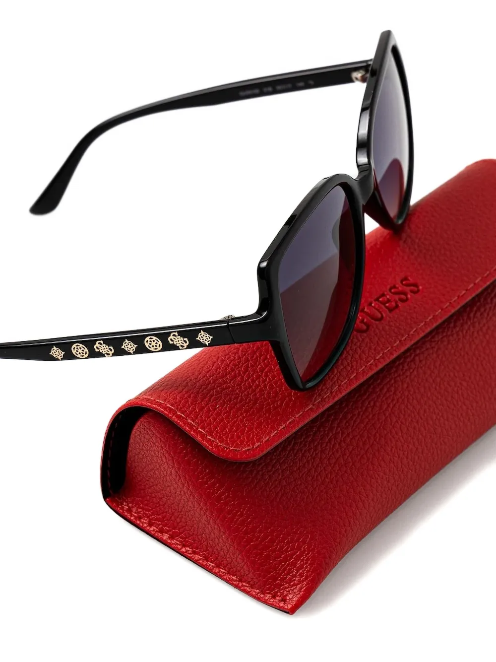GUESS EYEWEAR Zonnebril met oversized montuur Zwart