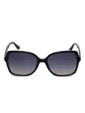 GUESS EYEWEAR embellished oversized sunglasses - Black
