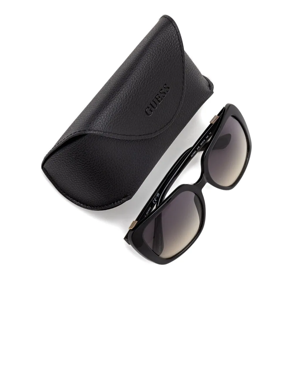 GUESS EYEWEAR Zonnebril met logoplakkaat Zwart