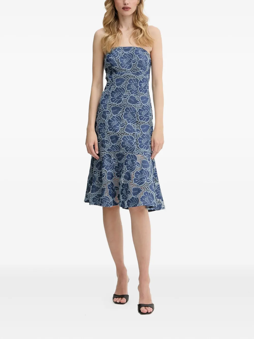 GUESS USA floral-lace strapless dress | Day Dresses | Image 2