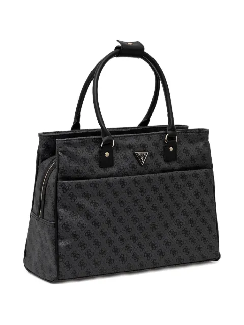 GUESS USA logo-plaque tote bag