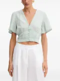 GUESS USA floral-print buttoned shirt - Green