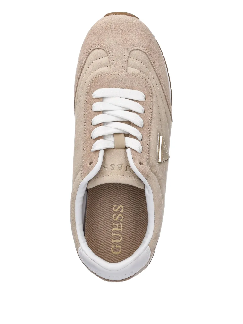 GUESS USA suede leather sneakers Neutrals