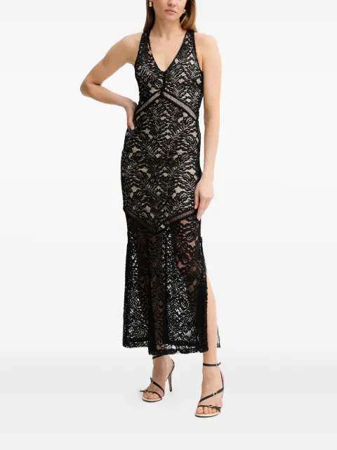 GUESS USA sleeveless v-neck maxi dress
