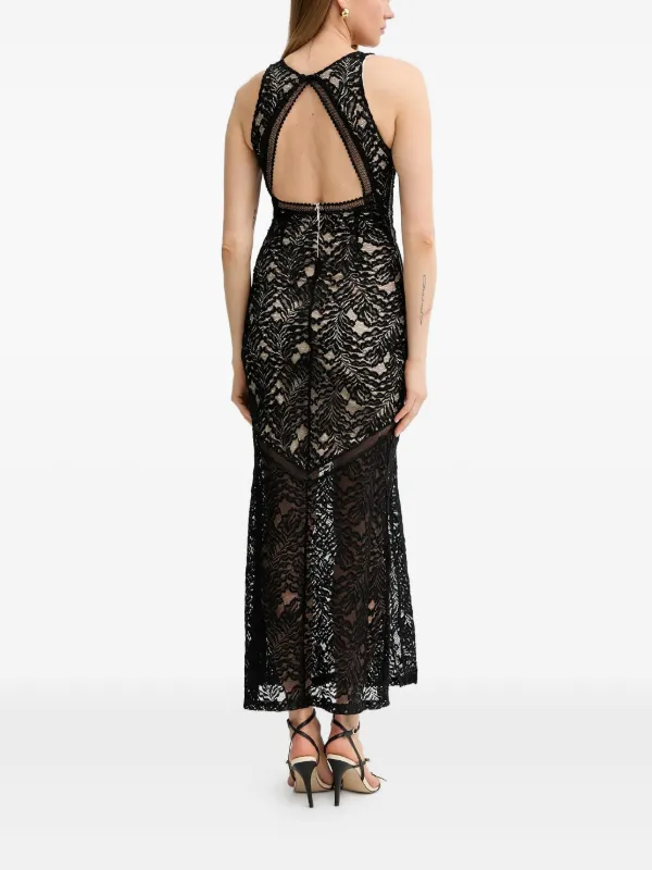 GUESS USA Sleeveless v-neck Maxi Dress | Black | FARFETCH JO GUESS USA Sleeveless v-neck Maxi Dress | Black | FARFETCH JO