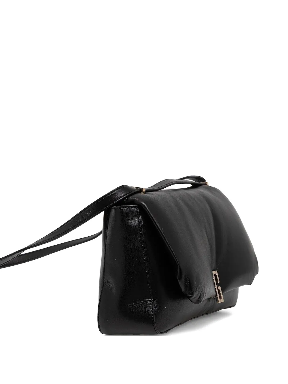 GUESS USA Alizee flap-detail shoulder bag Zwart