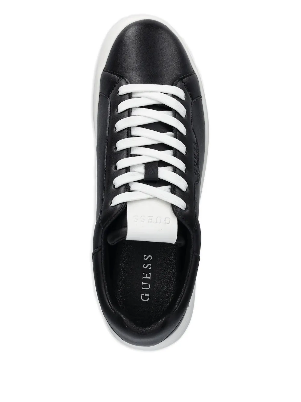 GUESS USA lace-up platform sneakers Black