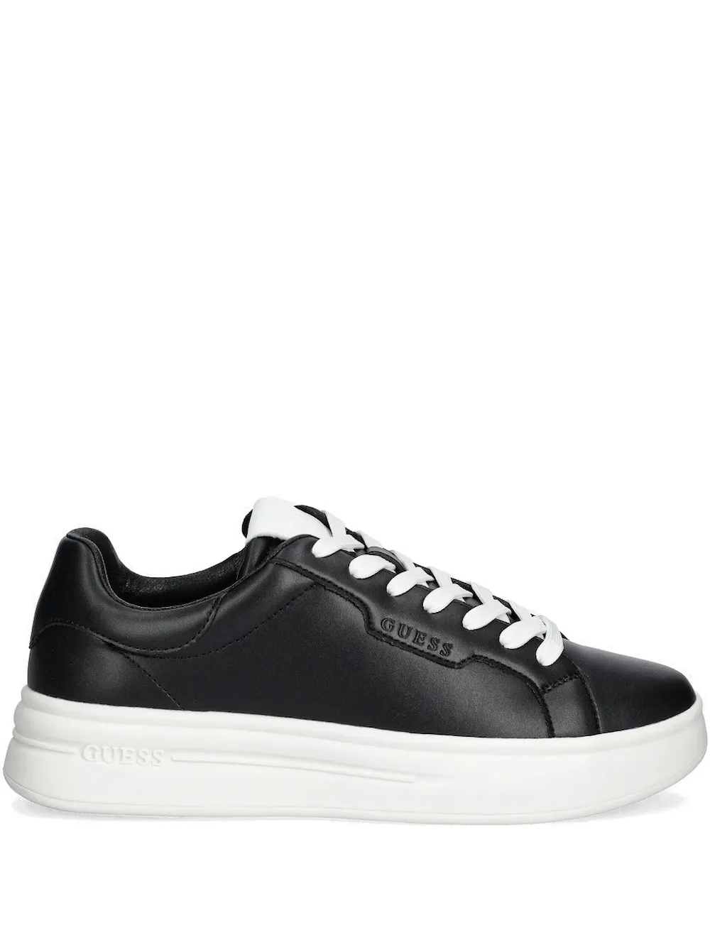 GUESS USA lace-up platform sneakers | Black | Image 1