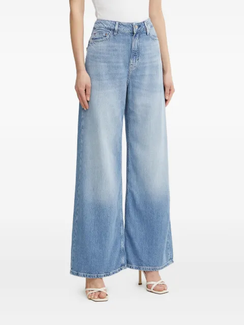 GUESS USA logo-patch jeans