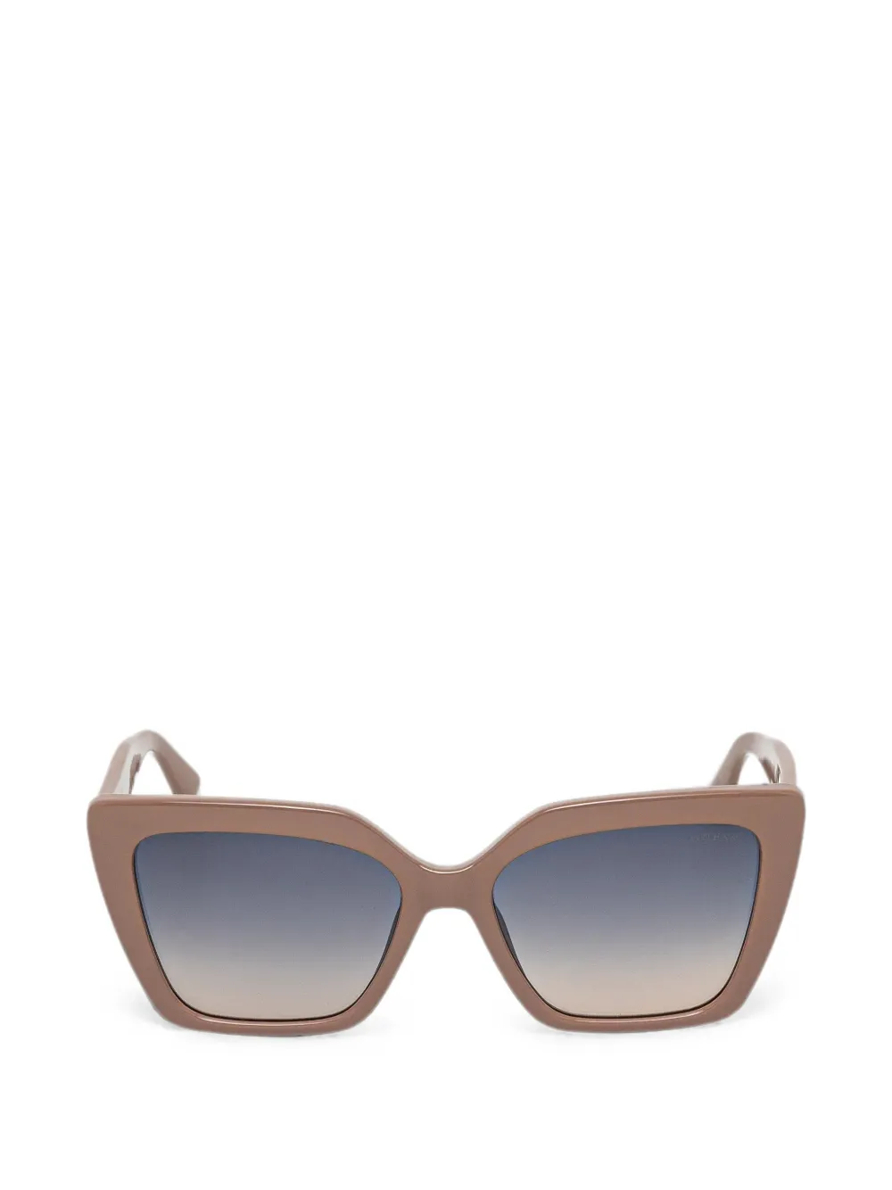 GUESS EYEWEAR crystal-embellished square-frame sunglasses - Toni neutri