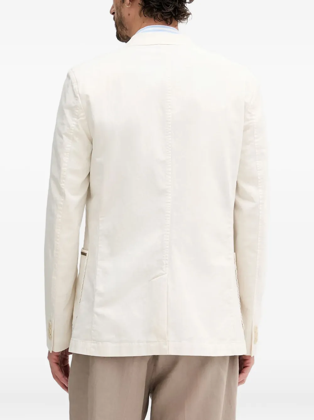 Guess Usa Single-breasted Blazer In Neutral