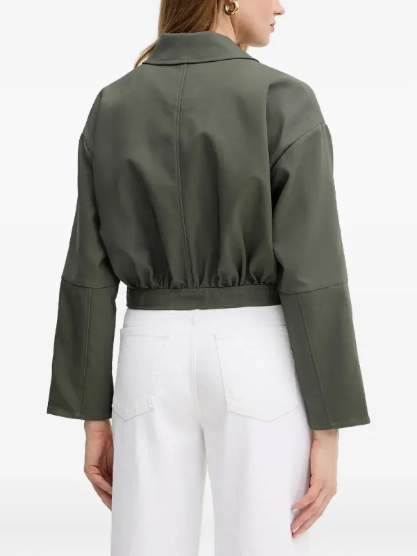 Guess USA ジャケット GUESS USA logo-plaque zip-up Jacket | Black | FARFETCH