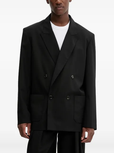 Nanushka double-breasted patch-pocket blazer