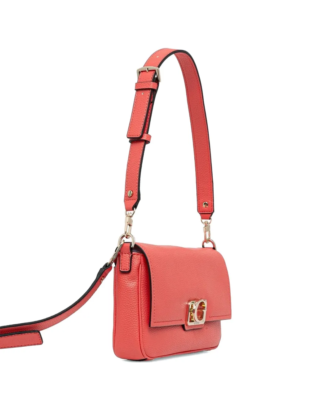 GUESS USA flap-detail shoulder bag Rood