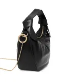 GUESS USA mini Jolie knotted leather tote bag - Black