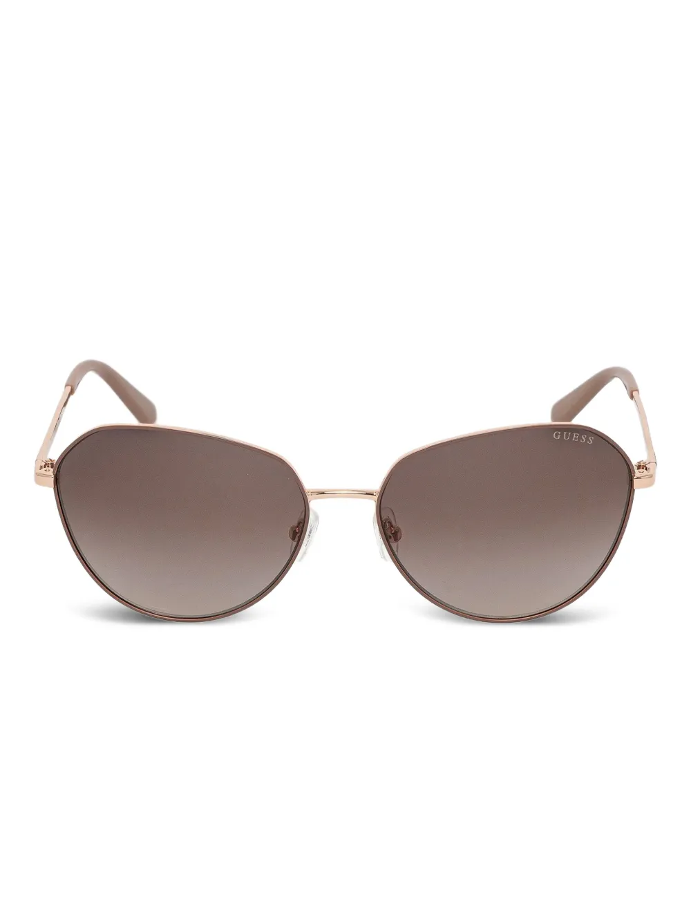 GUESS EYEWEAR オーバルフレーム サングラス - ピンク GUESS EYEWEAR オーバルフレーム サングラス - ピンク
