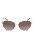 GUESS EYEWEAR oval-frame sunglasses - Pink