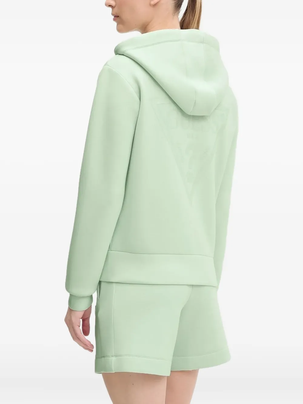 GUESS USA Hoodie met rits - Groen