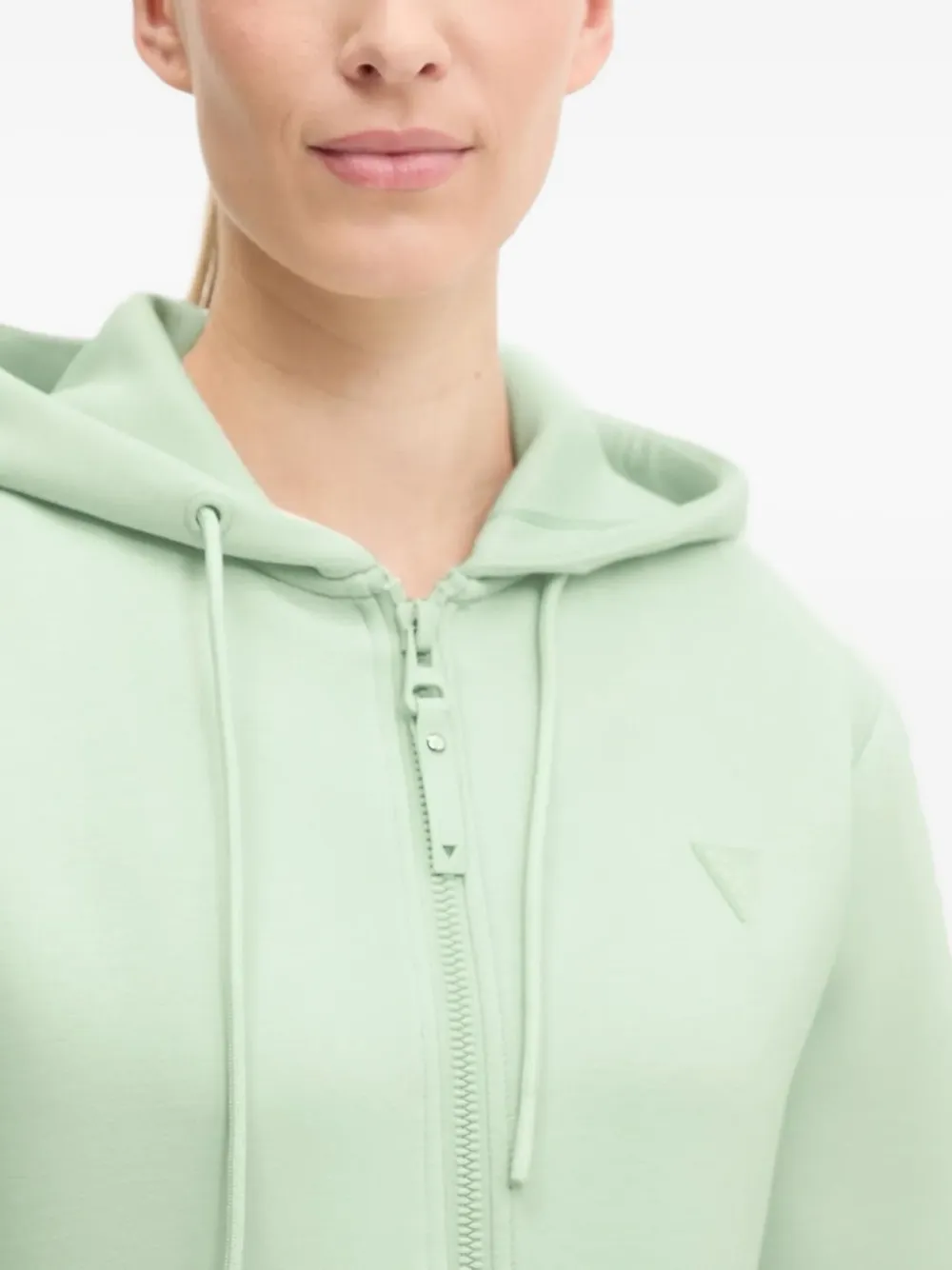GUESS USA Hoodie met rits Groen