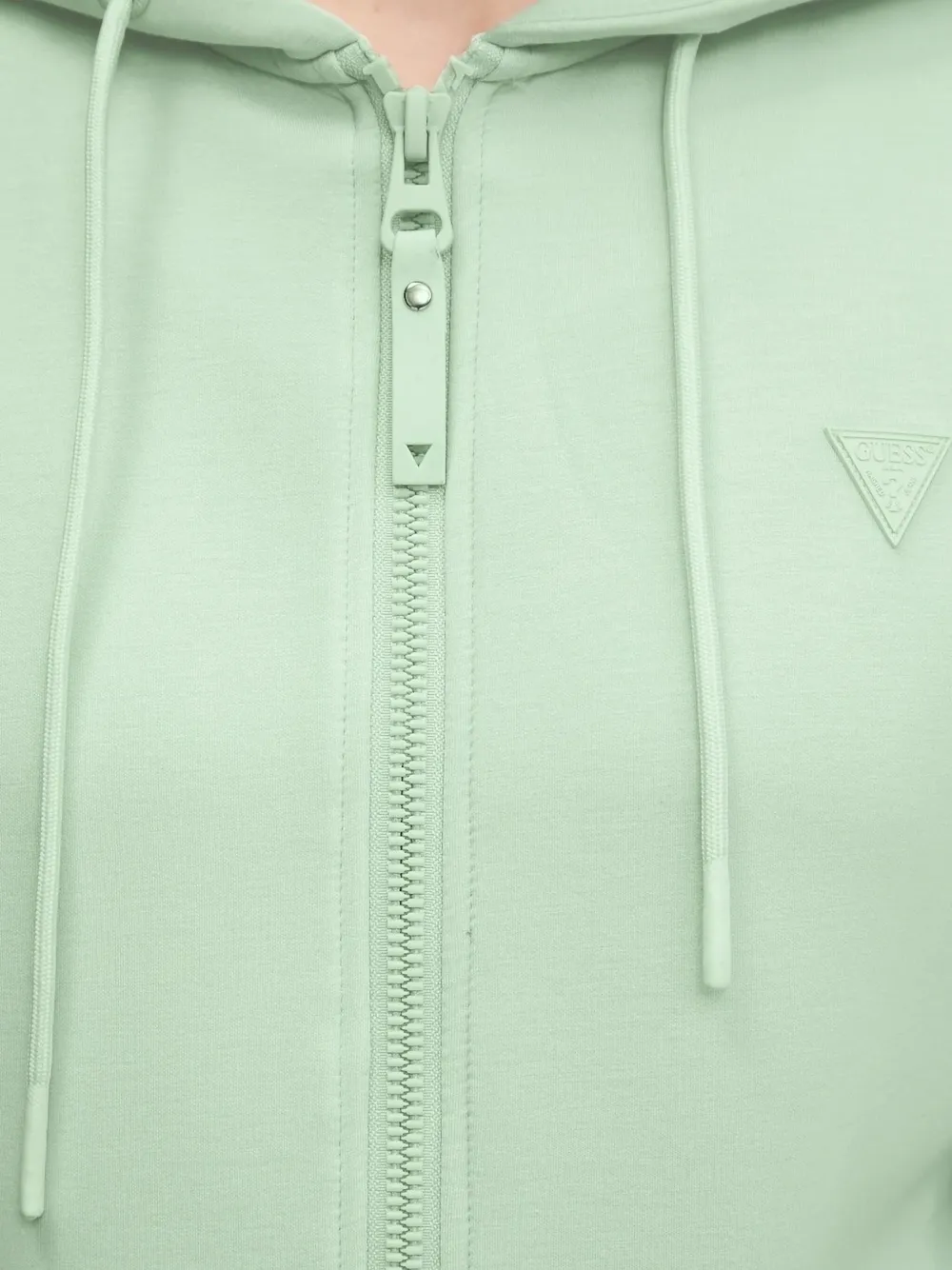 GUESS USA Hoodie met rits Groen